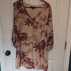 Floral V-Neck Dress